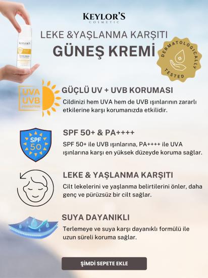 Anti-Aging SPF 50+ Güneş Kremi | UVA UVB MI Koruma